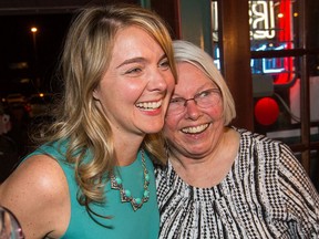 Marianne Wilkinson, right, a former city councillor, has said she will apply for the council seat in Kanata North vacated by Jenna Sudds.