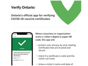 Verify Ontario app