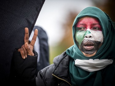 Saturday's protest in Ottawa was part of an international call for the restoration of civilian rule in Sudan.