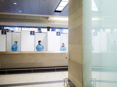 The first international flight since the pandemic began, a flight from Fort Lauderdale, Fla., landed at the Ottawa International Airport on Sunday, Oct. 31, 2021.