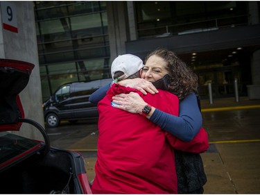 The first international flight since the pandemic began, a flight from Fort Lauderdale, Fla., landed at the Ottawa International Airport on Sunday, Oct. 31, 2021. Sherry Muss was very excited to be back in Ottawa to visit a dear friend she hadn't seen since prior to the pandemic.