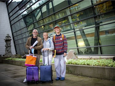 The first international flight since the pandemic began, a flight from Fort Lauderdale, Fla., landed at the Ottawa International Airport on Sunday, Oct. 31, 2021. Travellers Ron, Paris and Devon Axam returned  to Ottawa after visiting family.