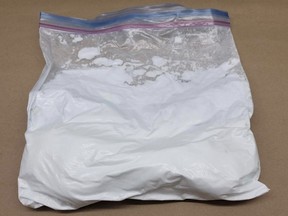 Fentanyl seized by Ottawa police in the Barnabe Park area of Orléans, Oct. 20, 2021.