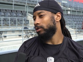 Defensive back Sherrod Baltimore hasn't played since being injured in the Redblacks' season opener, seven games ago, but he's expected to play Monday at Montreal.