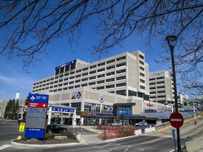 The Ottawa Hospital, whose General Campus is pictured in this file photo, reported Monday that more than 99 per cent of its staff, physicians and residents are fully vaccinated.