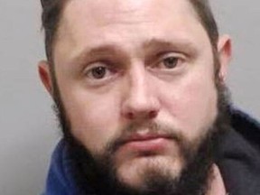 Adam Horn, 33, is wanted on charges related to explosives and a prohibited weapon.