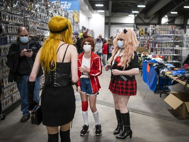 The 2021 Comiccon Holiday Edition had vaccinated people enjoying a little holiday shopping, while some took it to the next level and showed up in creative costumes on Saturday.