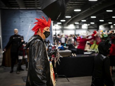 The 2021 Comiccon Holiday Edition had vaccinated people enjoying a little holiday shopping, while some took it to the next level and showed up in creative costumes.