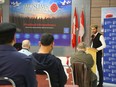 Cumberland's Baitun Nasser Mosque on Friday held a ceremony to honour Canadian veterans for Remembrance Day.