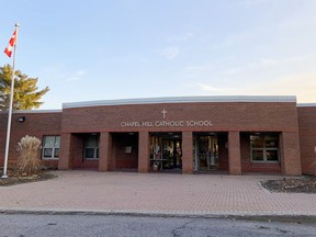 Chapel Hill Catholic School in Orléans was closed Wednesday due to an outbreak of COVID-19. Seven students tested positive for the virus, Ottawa Public Health reported.