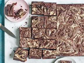 Tahini & Chocolate Date Brownies from Middle Eastern Sweets.