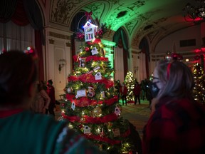 Trees of Hope for CHEO has transformed the Fairmont Château Laurier into a Christmas dreamland with over 30 beautifully decorated holiday trees. A decorating party along with a tree lighting ceremony was held Monday, Nov. 29 for the companies and organizations that purchased a tree to decorate.