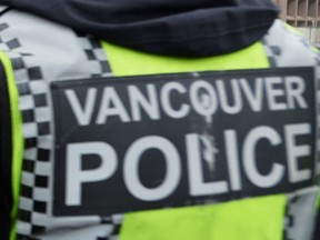 A file photo of a Vancouver Police Department crest.