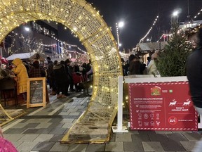 The Christmas Market at Lansdowne Park opened on Friday, returning after missing last year because of the COVID-19 pandemic.