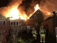 Early morning fire on Rideau Valley Drive S.