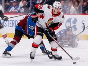 Files: Feb 11, 2020;  Ottawa Senators against Colorado Avalanche in Denver, Colorado.