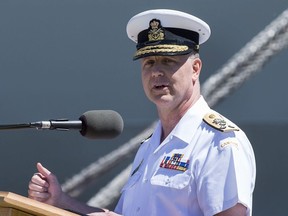 A 2019 file photo of Adm. Art McDonald, who stepped aside as chief of the defence staff in February.
