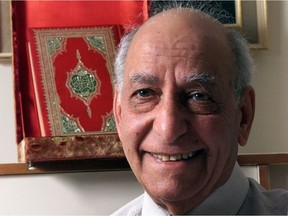 Farid Ahmed, pictured in 2004, was a polite powerhouse in a suit and tie, driven by his faith and sense of community and with a unique ability to bring people together without ever raising his voice.