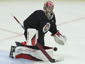 Ottawa Senators Mads Sogaard.