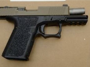 Handgun seized in Carlington area arrest.