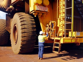 Some of the machinery for mining operations is absolutely massive.