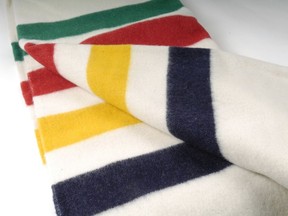 The iconic Hudson Bay wool blanket.