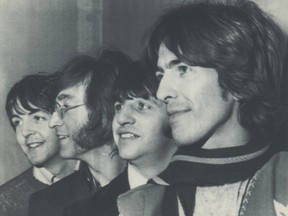 The Beatles in 1968: Paul McCartney, John Lennon, Ringo Starr and George Harrison