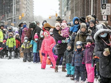 The Help Santa Toy Parade, in its 52nd year of operation, was able to create a smaller version of Ottawa's annual event to bring children and adults alike, many smiles, Saturday, Dec. 4, 2021.