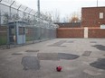 The minimum security exercise yard at the Ottawa-Carleton Detention Centre on Innes Road.