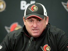 Senators head coach D.J. Smith