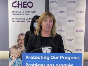 Health Minister and Deputy Premier Christine Elliott saw first hand the work CHEO was performing to deal with the sharp increase in children with eating disorders.