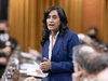 Defence Minister Anita Anand speaks in the House of Commons on December 13, 2021.