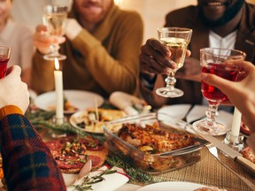 More Canadians will be having holiday dinners in person than last year, but things aren't quite back to normal. (Getty)