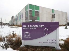 OTTAWA - Dec 6 2021 -   Half Moon Bay Public School at 3525 River Run in Ottawa Monday. TONY CALDWELL, Postmedia.