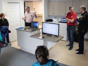 The adapted smart technology at Bruyère’s smart apartment and seniors’ residences is used to guide people living with dementia and to provide support for their caregivers. (Photo taken pre-COVID.)  SUPPLIED PHOTOS
