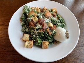 Kale Caesar at La Taverna on Preston Street. Photo by Peter Hum