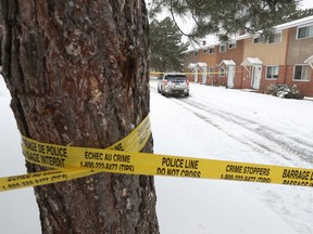 Ottawa homicide detectives investigate after one man died and a second man was injured in a shooting in west Ottawa on Dec. 6.