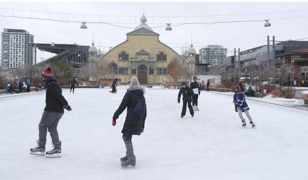 Quiet day on outdoor rinks, trails and sledding hills as new
