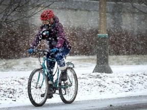 It was a messy day for cyclists, pedestrians and drivers yesterday. To be continued ...