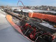 OTTAWA - March 10, 2021: Working on the Stage 2 Trillium Line construction behind Preston Street in central Ottawa.