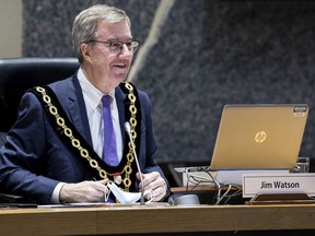 Ottawa Mayor Jim Watson gave his final speech on the city on Wednesday.