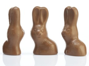 Chocolate Easter bunnies