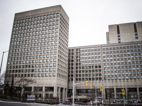 A 2019 file photo of the downtown Ottawa headquarters of the Department of National Defence on Colonel By Drive.