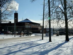 A December file photo shows part of the exterior of the Ottawa Carleton Detention Centre on Innes Road.