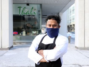 Chef-resto owner Joe Thottungal, of the restaurant Thali at O'Connor and Laurier.
