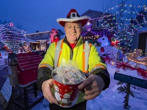 Tony Sullivan, his wife Jocelyne, and a few other friendly elves dubbed the Saltwater Santa Cowboys of Orléans, have been giving out candy canes and chocolates and accepting donations for charity during this Christmas season.