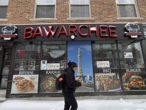 Bawarchee Restaurant at 374 Dalhousie St. in a photo taken Wednesday.