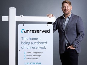 Ryan O’Connor, CEO of Unreserved. SUPPLIED PHOTO