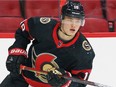 COVID-19 protocol kept Tim Stuetzle out of the Senators lineup for Thursday's game against the Flames in Calgary, but he enjoyed watching as his teammates rolled to a 4-1 victory.