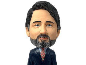 The National Bobblehead Hall of Fame and Museum is releasing this Justin Trudeau bobblehead.